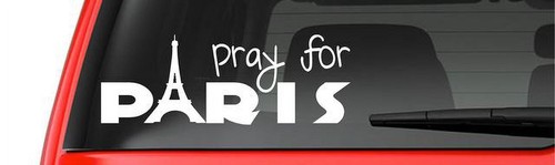Vinyl decal pray - decal:,